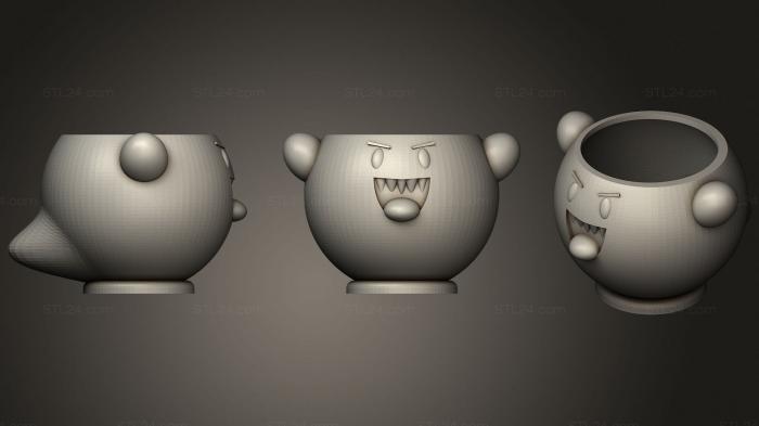 Vases (Mario Boo, VZ_0676) 3D models for cnc